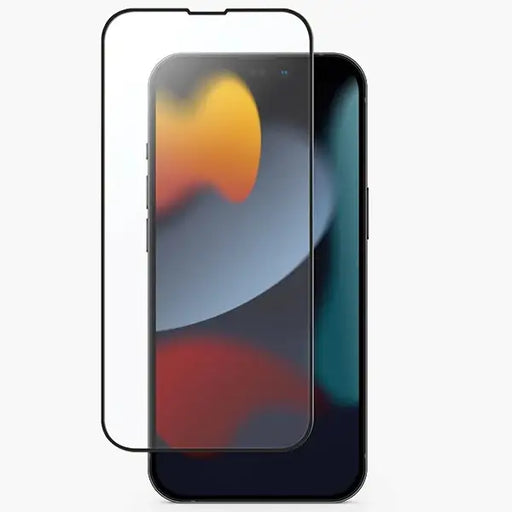 Uniq Optix Matte frosted tempered glass for iPhone 14 / 13 / 13 Pro with applicator - Cell phone tempered