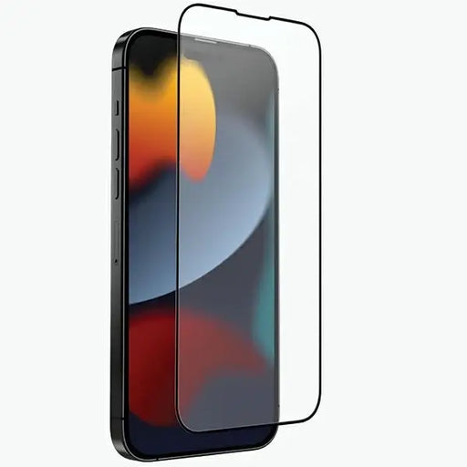 Uniq Optix Matte frosted tempered glass for iPhone 14 / 13 / 13 Pro with applicator - Cell phone tempered