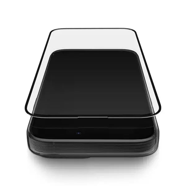 Uniq Optix Matte frosted tempered glass for iPhone 15 Plus / 14 Pro Max with applicator - Cell phone tempered