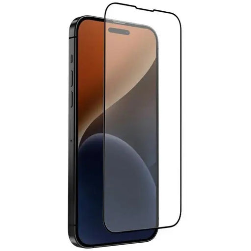 Uniq Optix Matte frosted tempered glass for iPhone 15 Plus / 14 Pro Max with applicator - Cell phone tempered