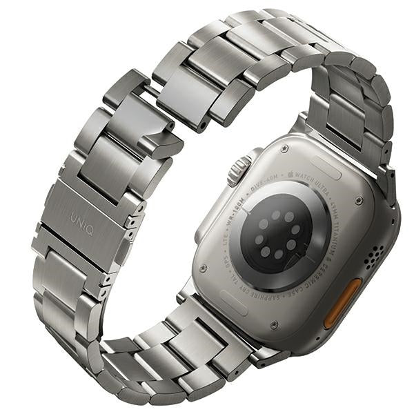 Uniq Osta Stainless Steel strap for Apple Watch 1/2/3/4/5/6/7/8/SE/SE2/Ultra 42/44/45/49mm - silver - Other cell phone