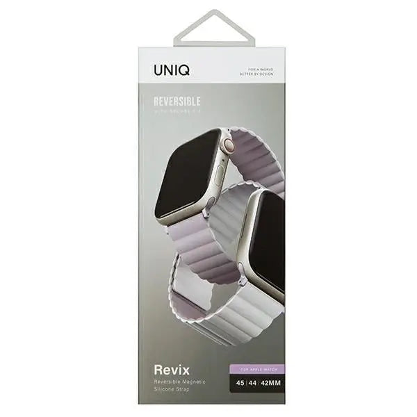 Uniq Revix strap for Apple Watch 1/2/3/4/5/6/7/8/SE/SE2/Ultra 42/44/45/49mm - lilac-white - Other cell phone
