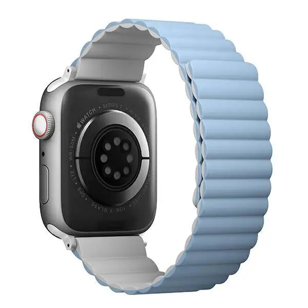 Uniq Revix strap for Apple Watch 1/2/3/4/5/6/7/8/SE/SE2/Ultra 42/44/45/49mm - white and blue - Other cell phone