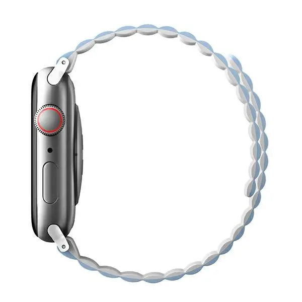 Uniq Revix strap for Apple Watch 1/2/3/4/5/6/7/8/SE/SE2/Ultra 42/44/45/49mm - white and blue - Other cell phone