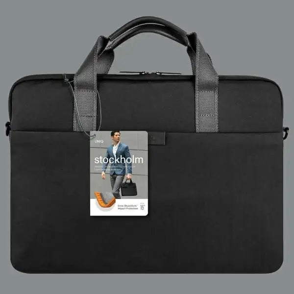 Uniq Stockholm bag for a 16’’ laptop - black - Laptop bags<<<HurtelXML