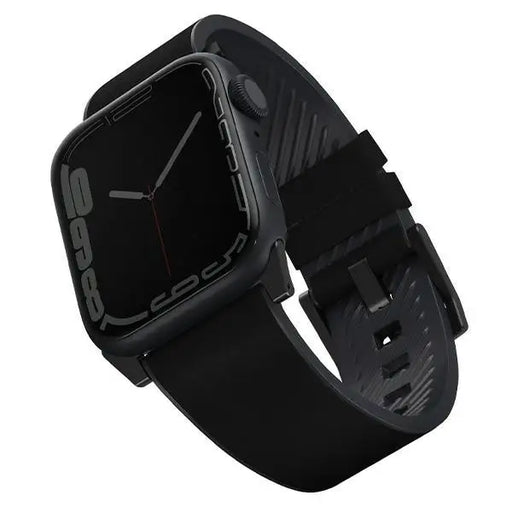 Uniq Straden Leather Hybrid Strap for Apple Watch 1/2/3/4/5/6/7/8/SE/SE2/Ultra 42/44/45/49mm - Black - Other cell phone