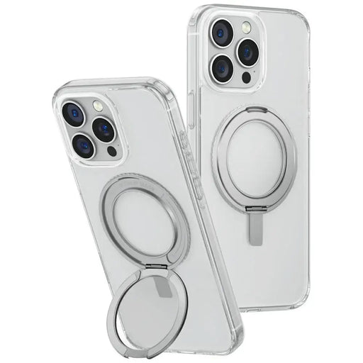 Uniq Swivix 360 Rotating Kickstand Case for iPhone 16 Pro Max - Clear - Cell phone cases and covers<<<HurtelXML