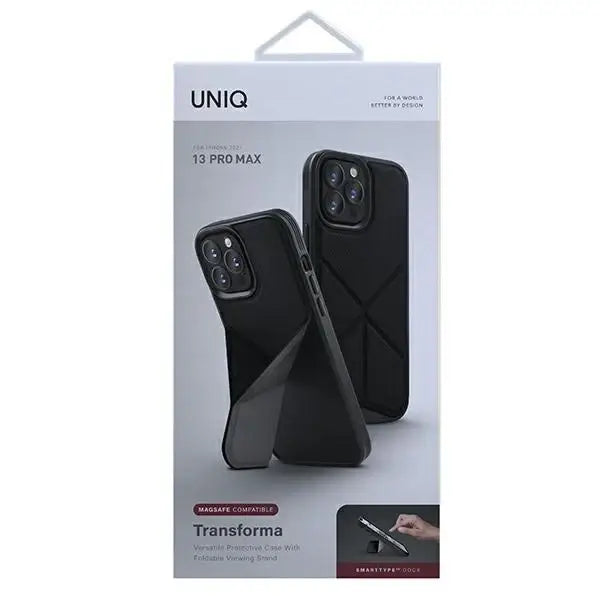 Uniq Transforma MagSafe case for iPhone 13 Pro Max - black - Cell phone cases and covers<<<HurtelXML