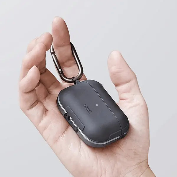 Uniq Valencia AirPods Pro Case Black/Midnight Black Antimicrobial - Cell phone cases and covers<<<HurtelXML