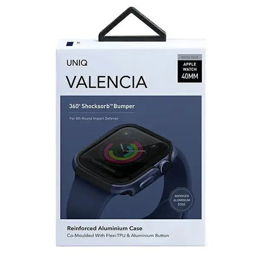 Uniq Valencia case for Apple Watch 4 / 5 / 6 / SE 40mm - blue - Other cell phone equipment<<<HurtelXML