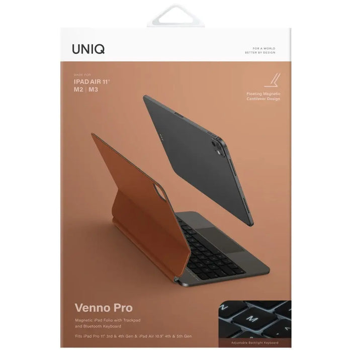 Uniq Venno Pro Magnetic Smart Case with Keyboard for iPad 11’’ 2025 / iPad Air 11’’ 2024 / 2025 / iPad Pro 11’’ 2018