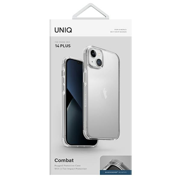 Uniq Combat case for iPhone 14 Plus - transparent