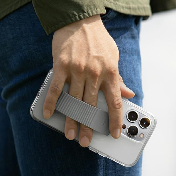 Uniq Heldro Mount case for iPhone 14 - transparent