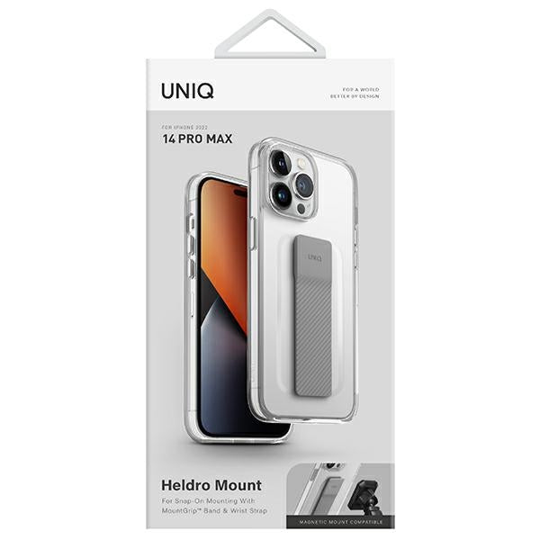 Uniq Heldro Mount case for iPhone 14 Pro Max - transparent
