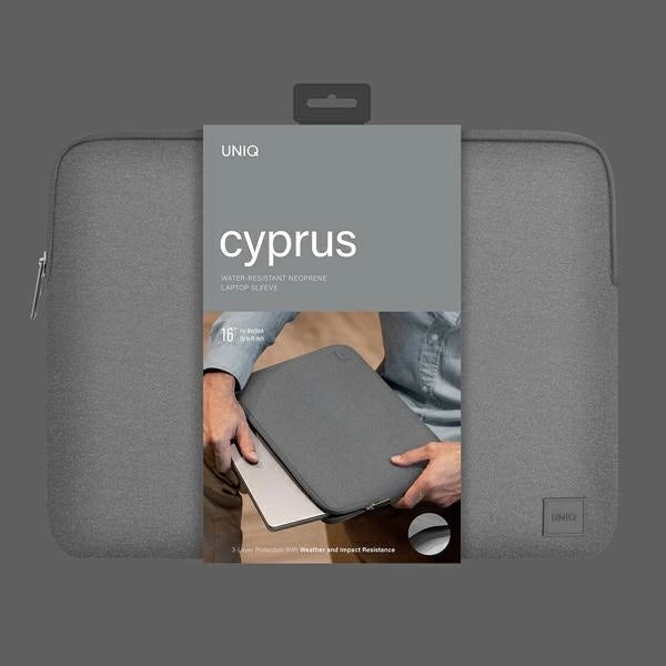 Uniq Cyprus case for a 16" laptop - gray
