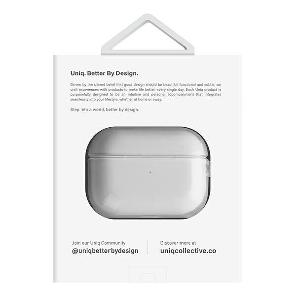 Uniq case Glase AirPods Pro 2 gen transparent/glossy clear