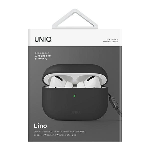 Uniq case for Lino AirPods Pro 2 gen Silicone grey/ash grey