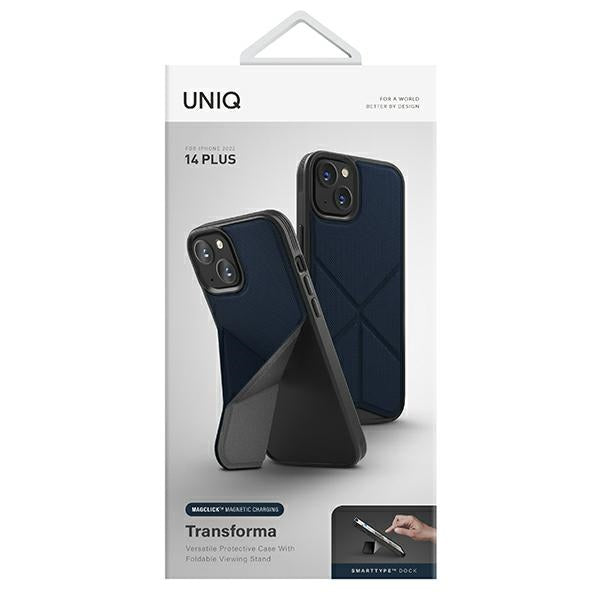 Uniq Transforma Magclick Charging case for iPhone 14 Plus - blue