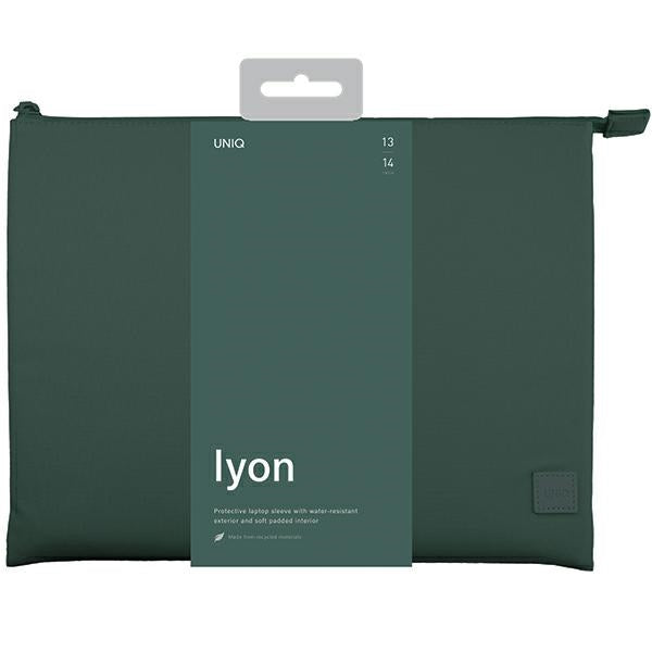 Uniq Lyon Waterproof RPET case for a 14" laptop - green