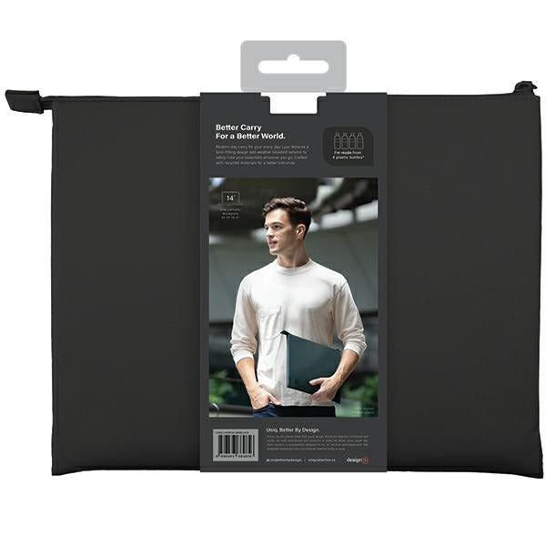 Uniq Lyon Waterproof RPET case for a 16" laptop - black