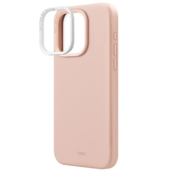 Uniq Lino Hue Magclick Charging case for iPhone 15 Pro Max - pink