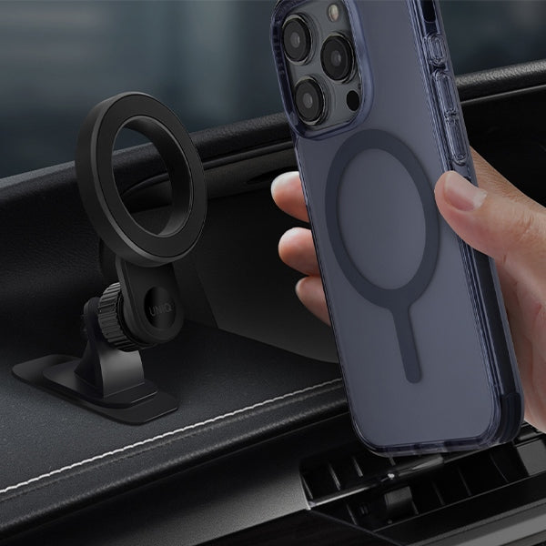 Uniq Trelix Car magnetic dashboard holder - black