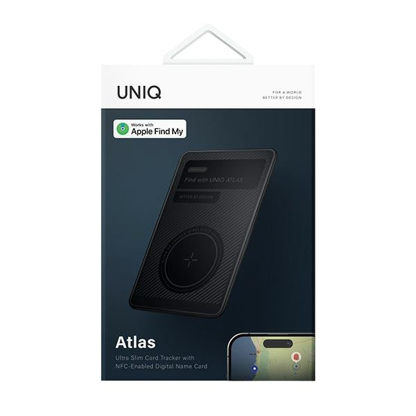 Uniq NFC locator Atlas gray/graphite Uniq-ATLASCARDTRK-GRAPHITE