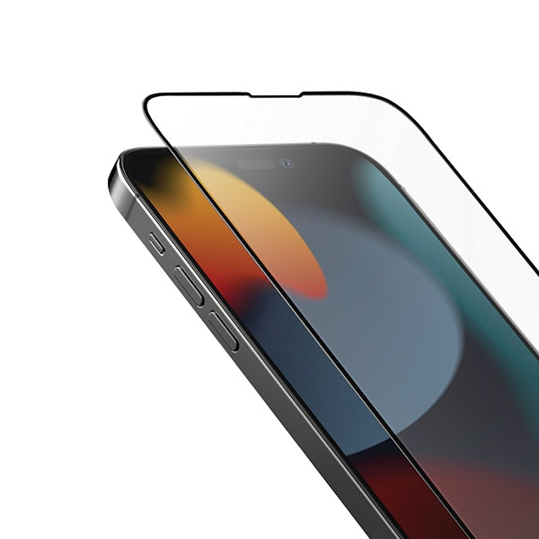 Uniq Optix Matte frosted tempered glass for iPhone 14 / 13 / 13 Pro with applicator