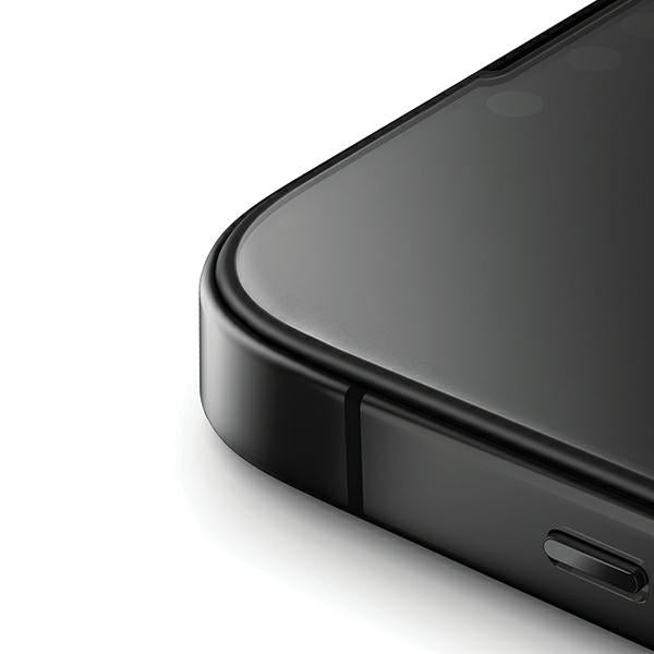 Uniq Optix Matte frosted tempered glass for iPhone 15 Pro with applicator