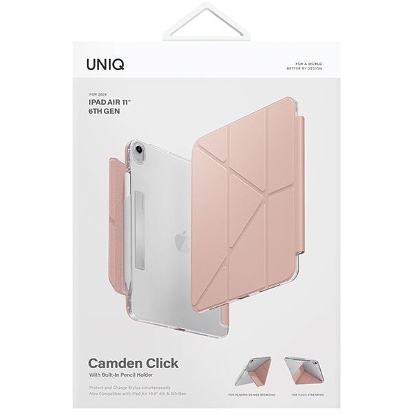 Uniq Camden Click case for iPad Air 11" 2024 - pink