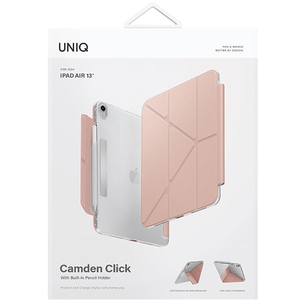 Uniq Camden Click case for iPad Air 13" 2024 - pink