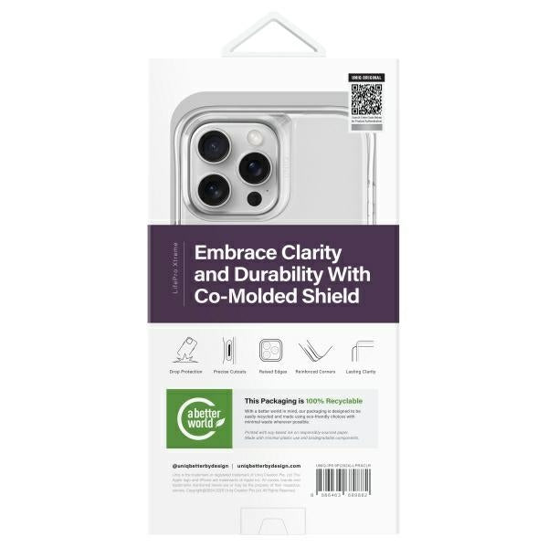 Uniq LifePro Xtreme Case for iPhone 16 Pro Max - Clear