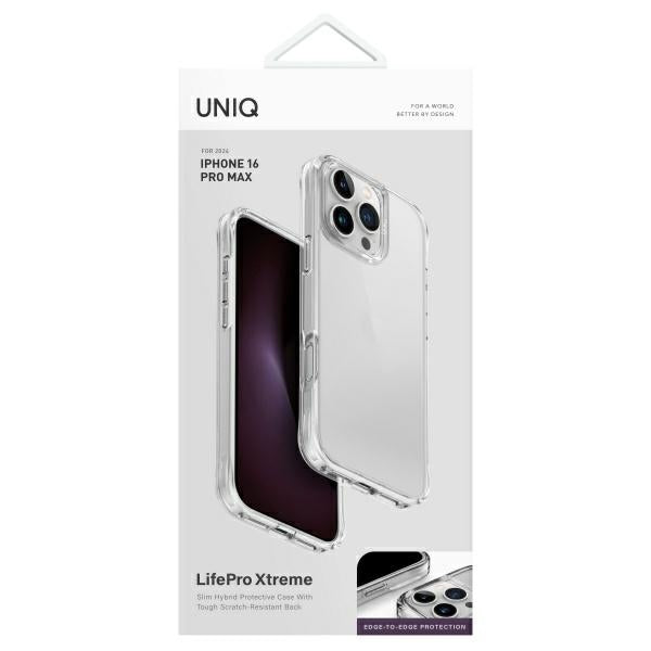 Uniq LifePro Xtreme Case for iPhone 16 Pro Max - Clear