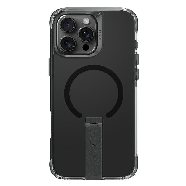 Uniq Eleva with Vertica Stand Case for iPhone 16 Pro Max - Black