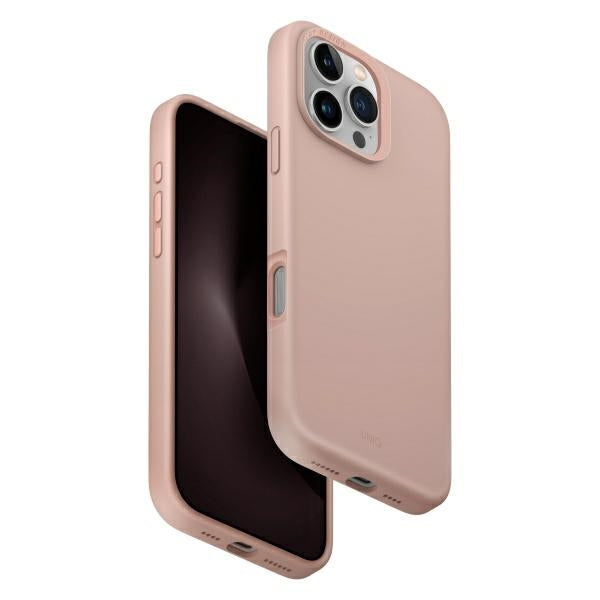 Uniq Lino Hue Magclick Charging Case for iPhone 16 Pro Max - Pink