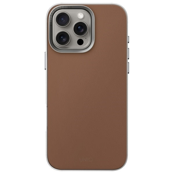 Uniq Lyden DS iPhone 16 Pro 6.3" Magclick Charging Case Caramel/Caramel-Ivory