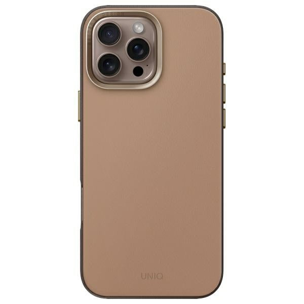 Uniq Lyden DS iPhone 16 Pro Max 6.9" Magclick Charging case brown-gray/flint gray