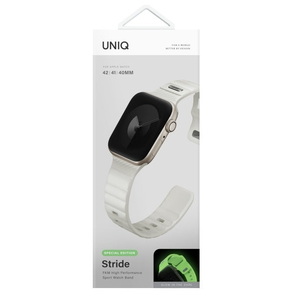 Uniq Stride SE Apple Watch strap 42/41/40mm FKM Rubber Strap lume
