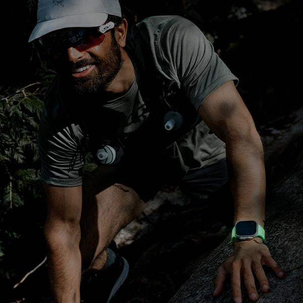 Uniq Stride SE Apple Watch strap 49/46/45/44mm FKM Rubber Strap lume