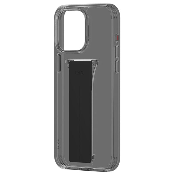 Uniq Heldro Mount case with Stand iPhone 15 Pro 6.1" smoke/vapor smoke