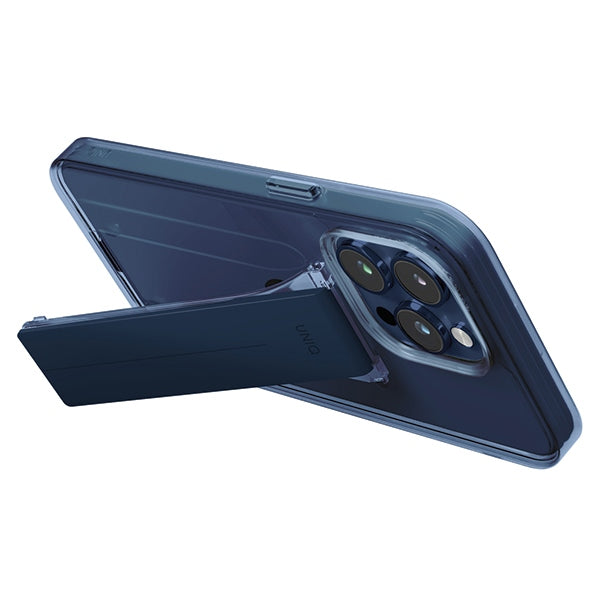 Uniq case Heldro Mount with Stand iPhone 15 Pro 6.1" blue/ultamarine deep blue