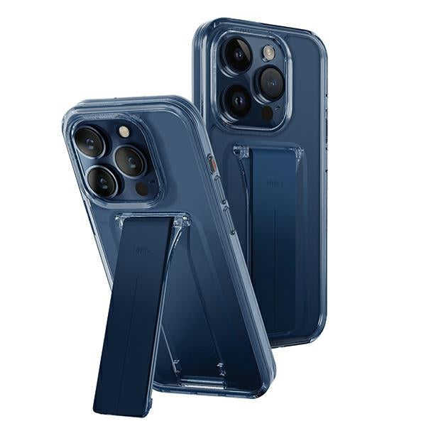 Uniq case Heldro Mount with Stand iPhone 15 Pro Max 6.7" blue/ultamarine deep blue