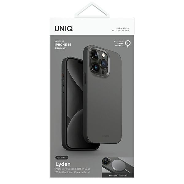 Uniq Lyden DS iPhone 15 Pro Max 6.7" Magclick Charging case blue-black/washed blue-black