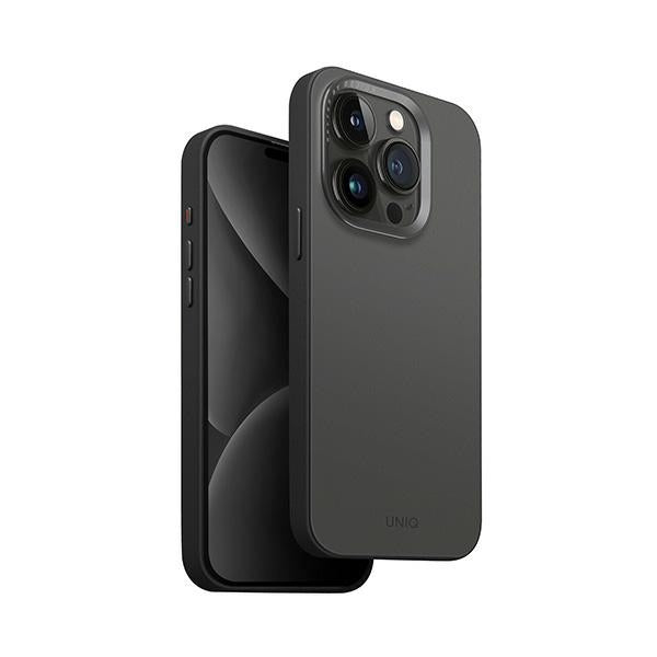 Uniq Lyden DS iPhone 15 Pro Max 6.7" Magclick Charging case grey-black/charcoal grey-black