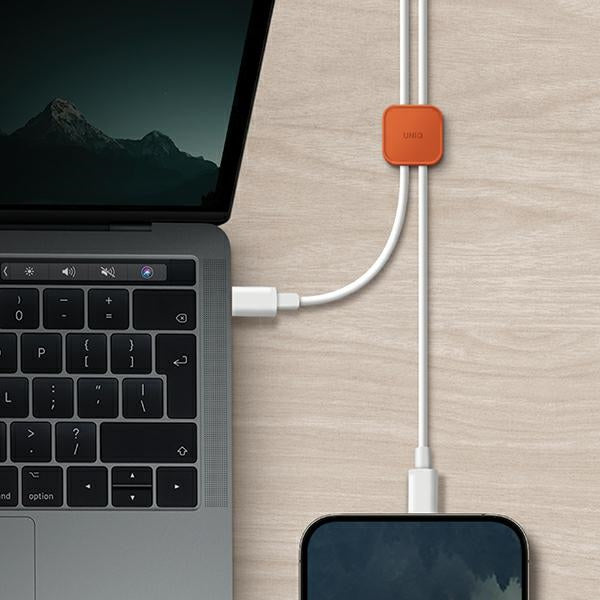 Uniq Pod Self-adhesive Cable Organizer Set of 8 Dark Grey/Charcoal Dark Grey