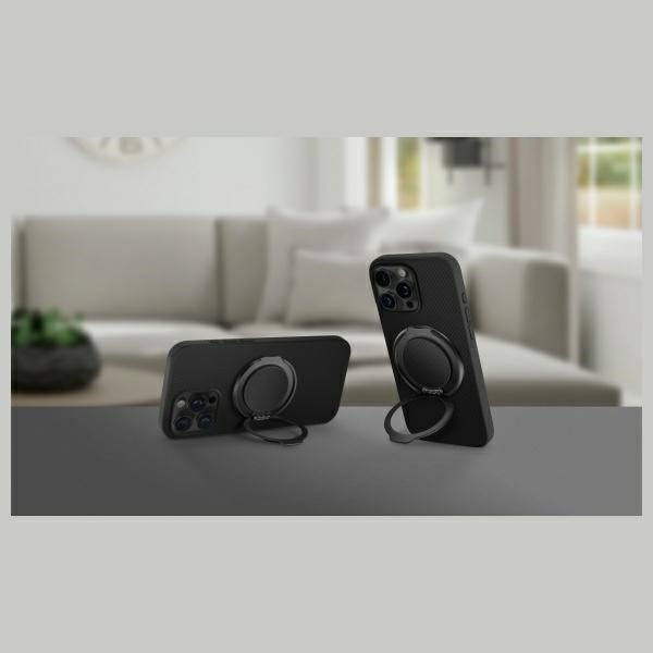 Uniq Gripfit Premium 360 Magnetic Mount&Kickstand Magnetic Holder black/carbon black