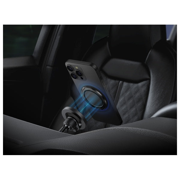 Uniq Gripfit Premium 360 Magnetic Mount&Kickstand Magnetic Holder black/carbon black
