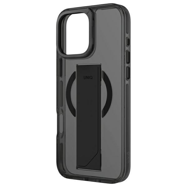Uniq Heldro Max iPhone 16 Pro 6.3" Magclick Charging Case Black/Vapour Smoke