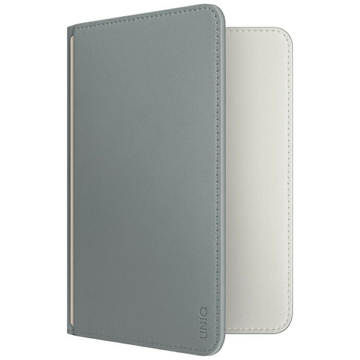 Uniq Belmont RFID Blocking Passport Case - Green/Ivory