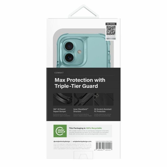 Uniq Combat MagSafe iPhone 16 6.1" Case - Green